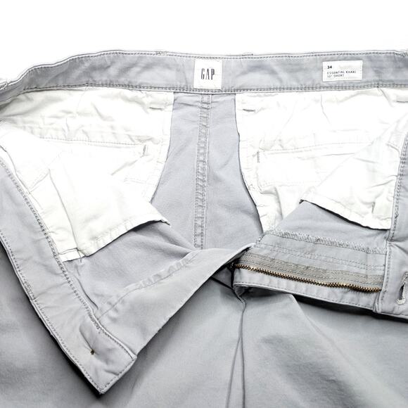 Gap Club Room Men's Casual Shorts 33 34 Flat Front Distressed - Picture 5 of 10